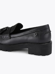 Carvela Black Snap Chunky Tassel Loafers - Image 3 of 5