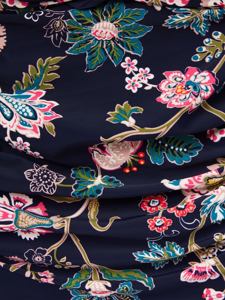 Joules Jasmine Navy Floral Tankini Top - Image 3 of 3