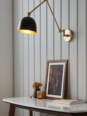 Gallery Home Antique Brass Moncton 1 Bulb Wall Light - Image 2 of 9