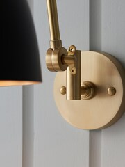 Gallery Home Antique Brass Moncton 1 Bulb Wall Light - Image 8 of 9