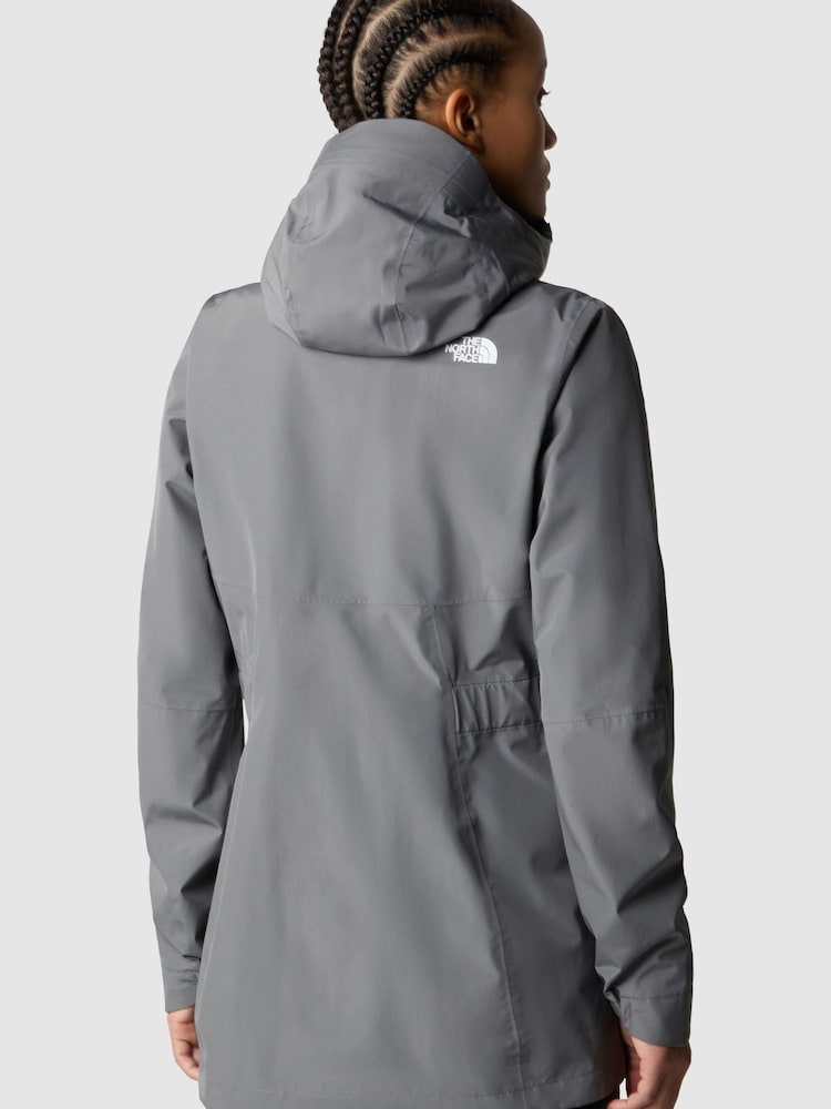 The North Face Grey Womens Hikesteller Parka Shell Jacket - Image 2 of 4 The North Face Grey Womens Hikesteller Parka Shell Jacket - Image 2 of 4