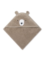 MORI Brown Bear Hooded Towel - Image 5 of 6
