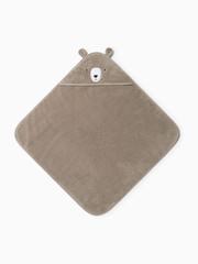 MORI Brown Bear Hooded Towel - Image 6 of 6