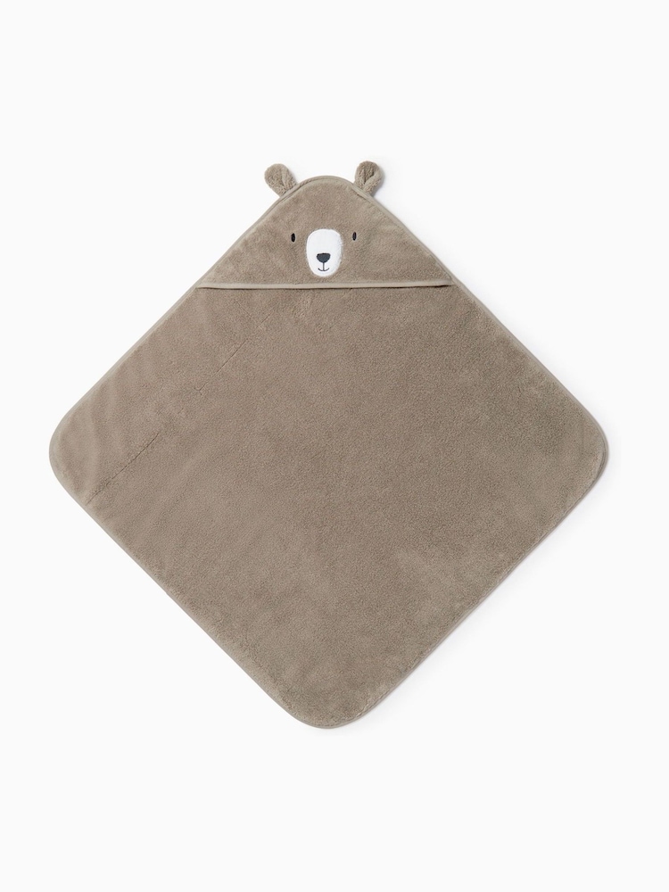 MORI Brown Bear Hooded Towel - Image 6 of 6