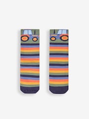JoJo Maman Bébé Khaki Welly Socks - Image 1 of 2