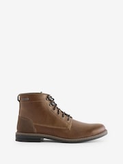Barbour® Cedar Tan Brown Deckham Lace-Up Derby Boots - Image 1 of 2
