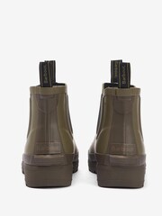 Barbour® Olive Green Storm Chelsea Wellington Boots - Image 2 of 5