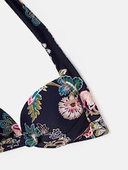 Joules Jasmine Navy Floral Bikini Top - Image 2 of 4