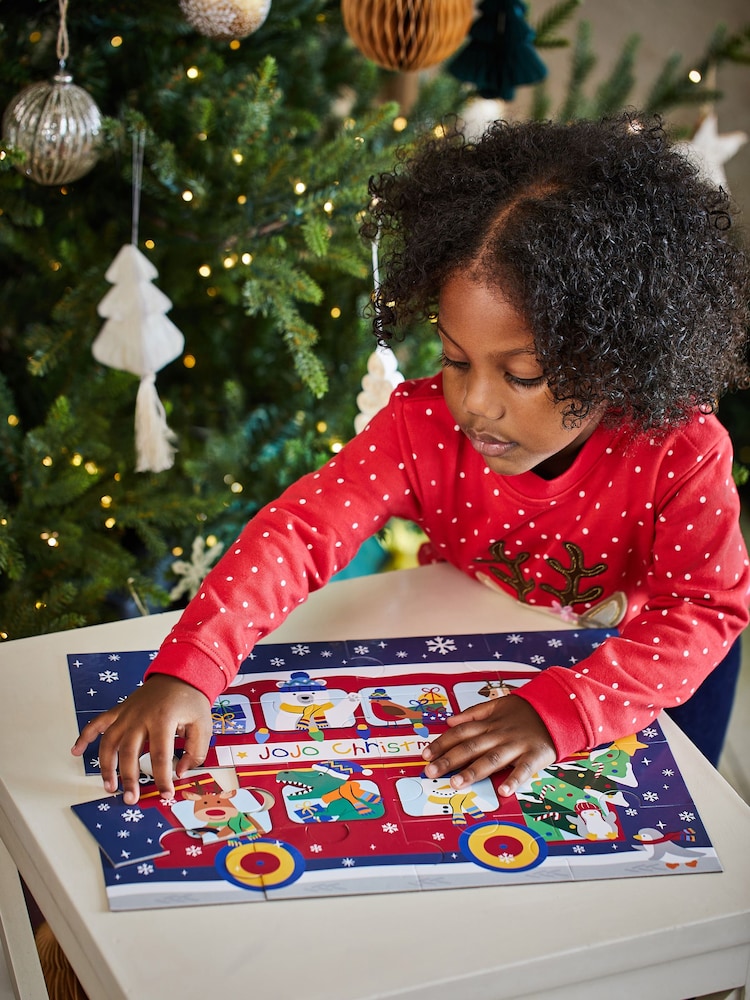 JoJo Maman Bébé Christmas Jigsaw Puzzle Set of 2 - Image 1 of 6