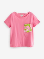 Pink Floral 100% Cotton Pyjamas - Image 2 of 4