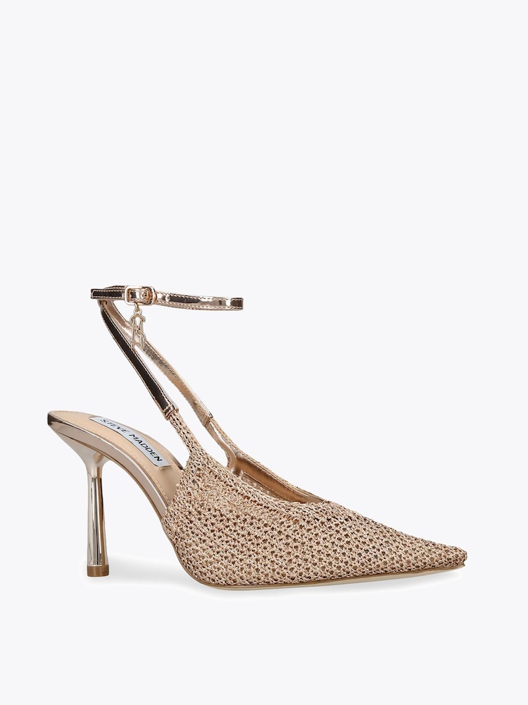 Steve Madden Gold Ascension Shoes - Image 2 of 4