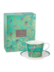Portmeirion Green Sara Miller Tea Cup and Saucer - Image 2 of 3