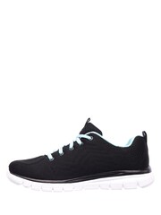 Skechers Black White Standard Fit Graceful Get Connected Sports Trainers - Image 2 of 4