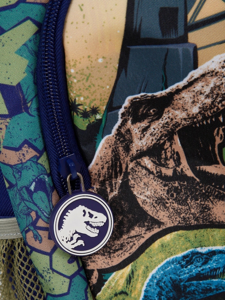 Character Blue Camouflage Disney Jurassic World Dinosaur Print Backpack - Image 8 of 8