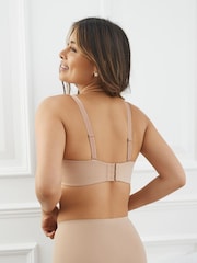 Praline Nude DD+ Non Pad Minimise Strapless Bandeau Bra - Image 3 of 8