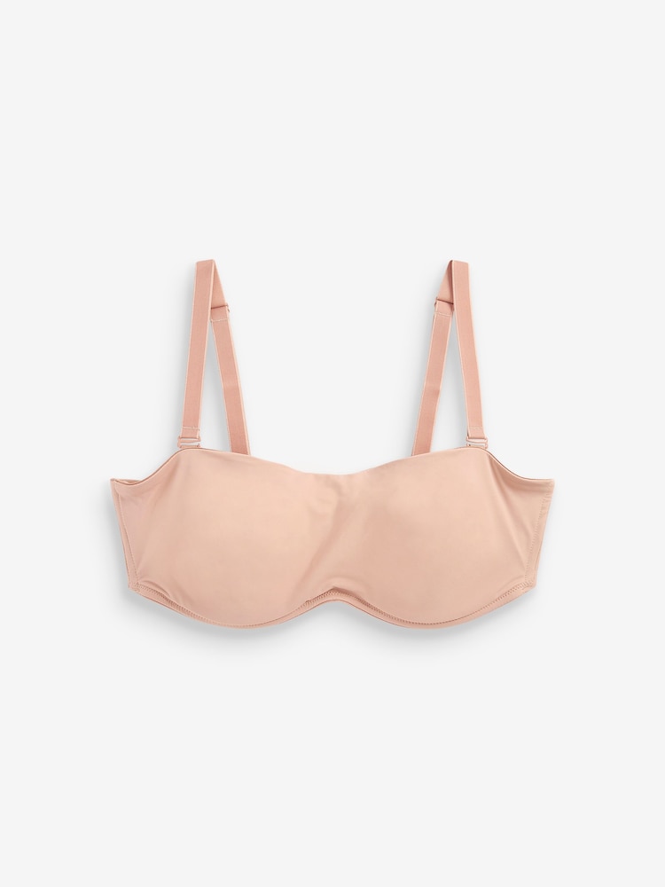 Praline Nude DD+ Non Pad Minimise Strapless Bandeau Bra - Image 8 of 8 Praline Nude DD+ Non Pad Minimise Strapless Bandeau Bra - Image 8 of 8
