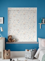 Voyage Natural Blackout Alphabet People Made to Measure Roller Blinds - Image 2 of 6