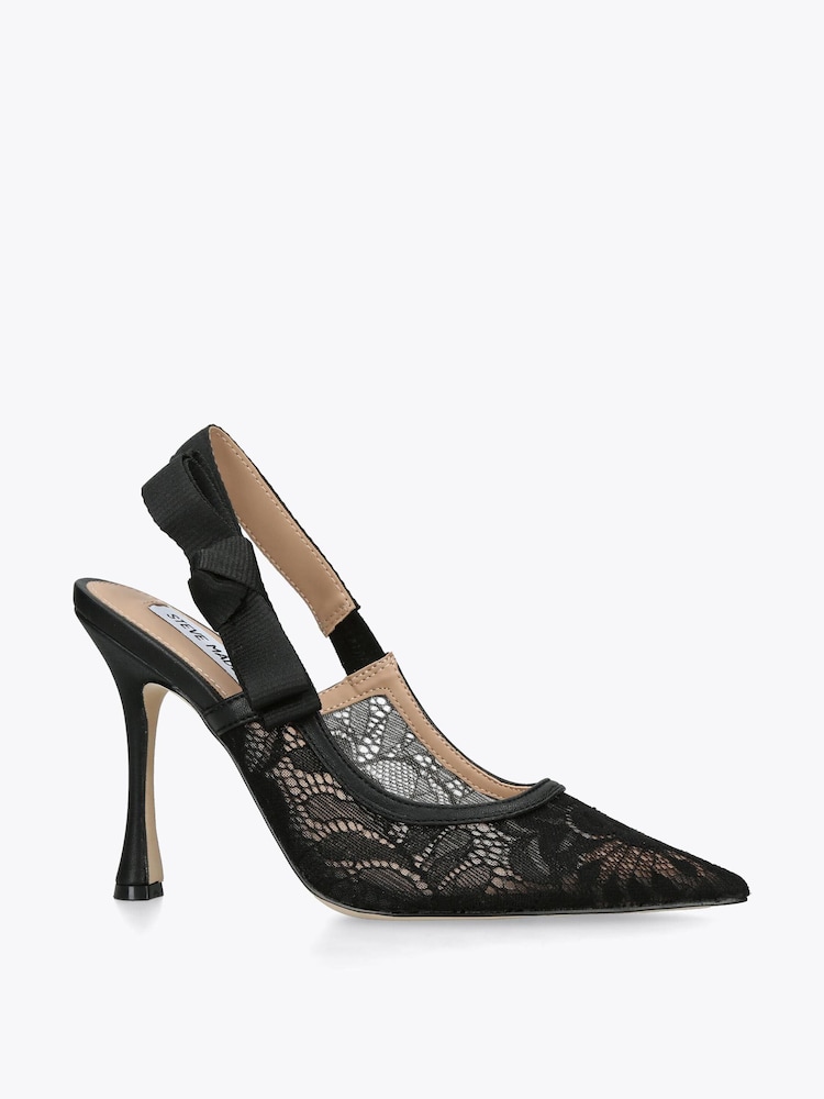 Steve Madden Black Brylie Black Lace Sandals - Image 5 of 5 Steve Madden Black Brylie Black Lace Sandals - Image 5 of 5