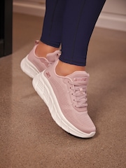 Skechers Pink Womens Bobs B Flex Hi Flying Trainers - Image 2 of 8