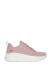 Skechers Pink Womens Bobs B Flex Hi Flying Trainers - Image 4 of 8