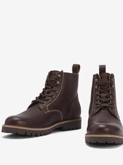 Barbour® Dark Brown Foggy Derby Boots - Image 5 of 6
