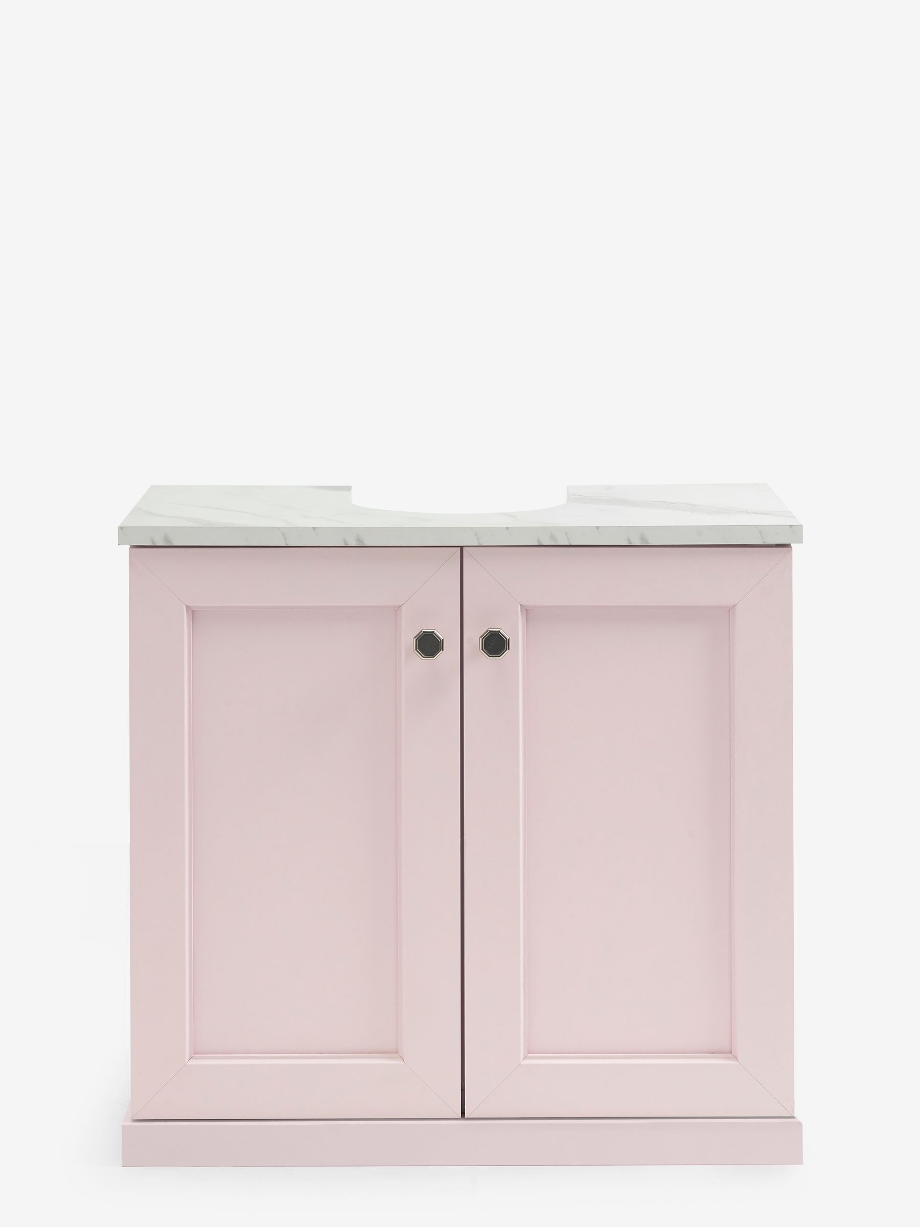 Buy Pink Farnley Panelled Under Sink Under Sink Unit Storage Unit from ...