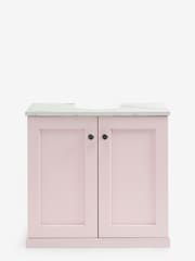 Pink Farnley Panelled Under Sink Under Sink Unit Storage Unit - Image 5 of 8