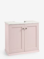 Pink Farnley Panelled Under Sink Under Sink Unit Storage Unit - Image 7 of 8