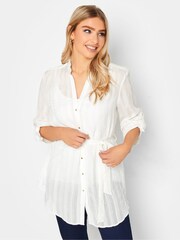 Creme - M&co Bluse mit Ärmeldetail - Bild 1 von 4