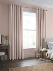 Laura Ashley Pink Louise Star Made to Measure 100% Cotton Curtains - Image 2 of 8