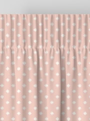 Laura Ashley Pink Louise Star Made to Measure 100% Cotton Curtains - Image 6 of 8