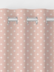 Laura Ashley Pink Louise Star Made to Measure 100% Cotton Curtains - Image 7 of 8