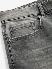 Grau - Denim-Shorts mit Stretchanteil - Bild 7 von 9