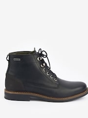 Barbour® Black Deckham Lace-Up Derby Boots - Image 1 of 4