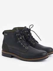 Barbour® Black Deckham Lace-Up Derby Boots - Image 3 of 4