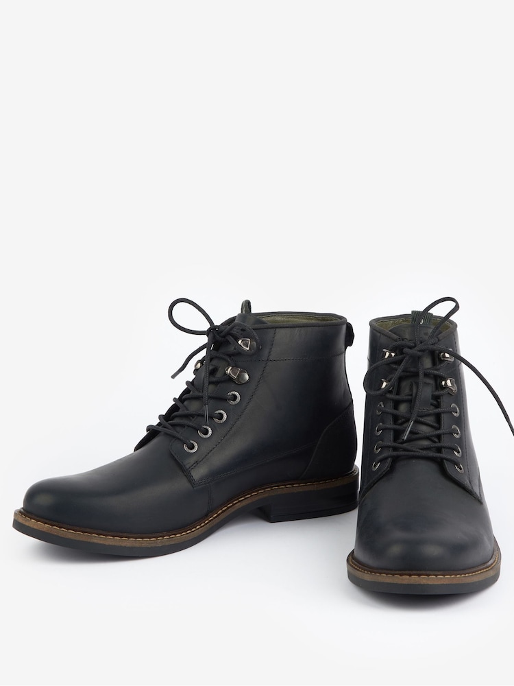 Barbour® Black Deckham Lace-Up Derby Boots - Image 4 of 4 Barbour® Black Deckham Lace-Up Derby Boots - Image 4 of 4