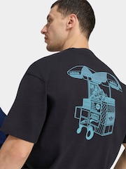 adidas Originals Black Food Cart T-Shirt - Image 4 of 5