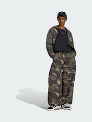 adidas Originals Green Camouflage Loose Track Top - Image 1 of 5