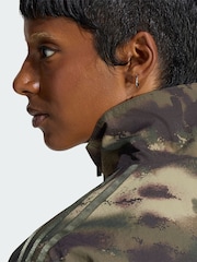 adidas Originals Green Camouflage Loose Track Top - Image 4 of 5
