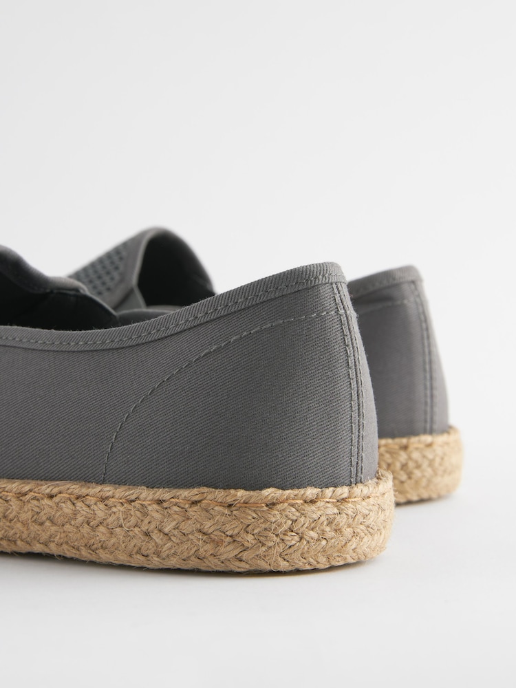 Gris - Espadrilles en maille - Image 4 of 6