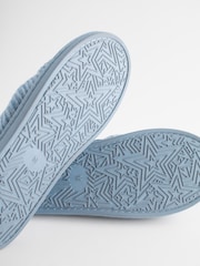 Blue Towelling Knot Slider Slippers - Image 7 of 7