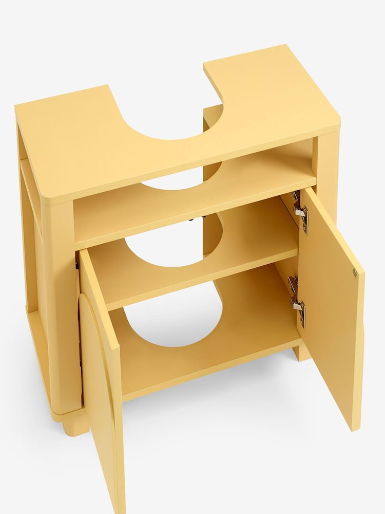 Ochre Yellow Arches Under Sink Storage Unit - Image 8 of 8