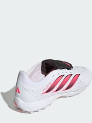 adidas White Predator League Fold-Over Tongue Turf Football Boots - Image 2 of 4
