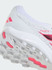adidas White Predator League Fold-Over Tongue Turf Football Boots - Image 4 of 4