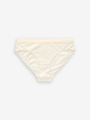 Berry Print/ Cream High Leg Geo Lace Trim Knickers 4 Pack - Image 8 of 10