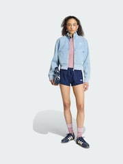 adidas Originals Blue Firebird Denim Track Top - Image 1 of 5