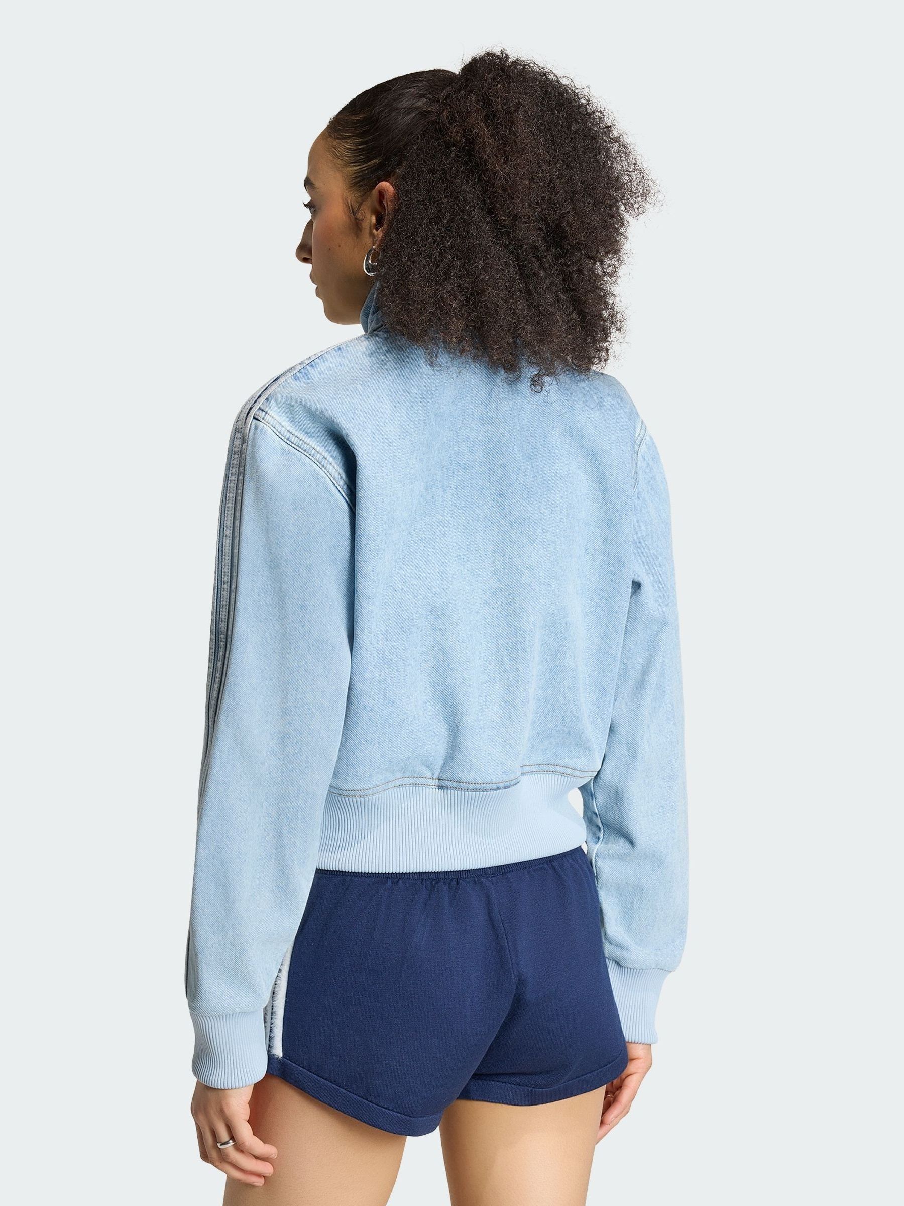 Buy adidas Originals Blue Firebird Denim Track Top from Next USA