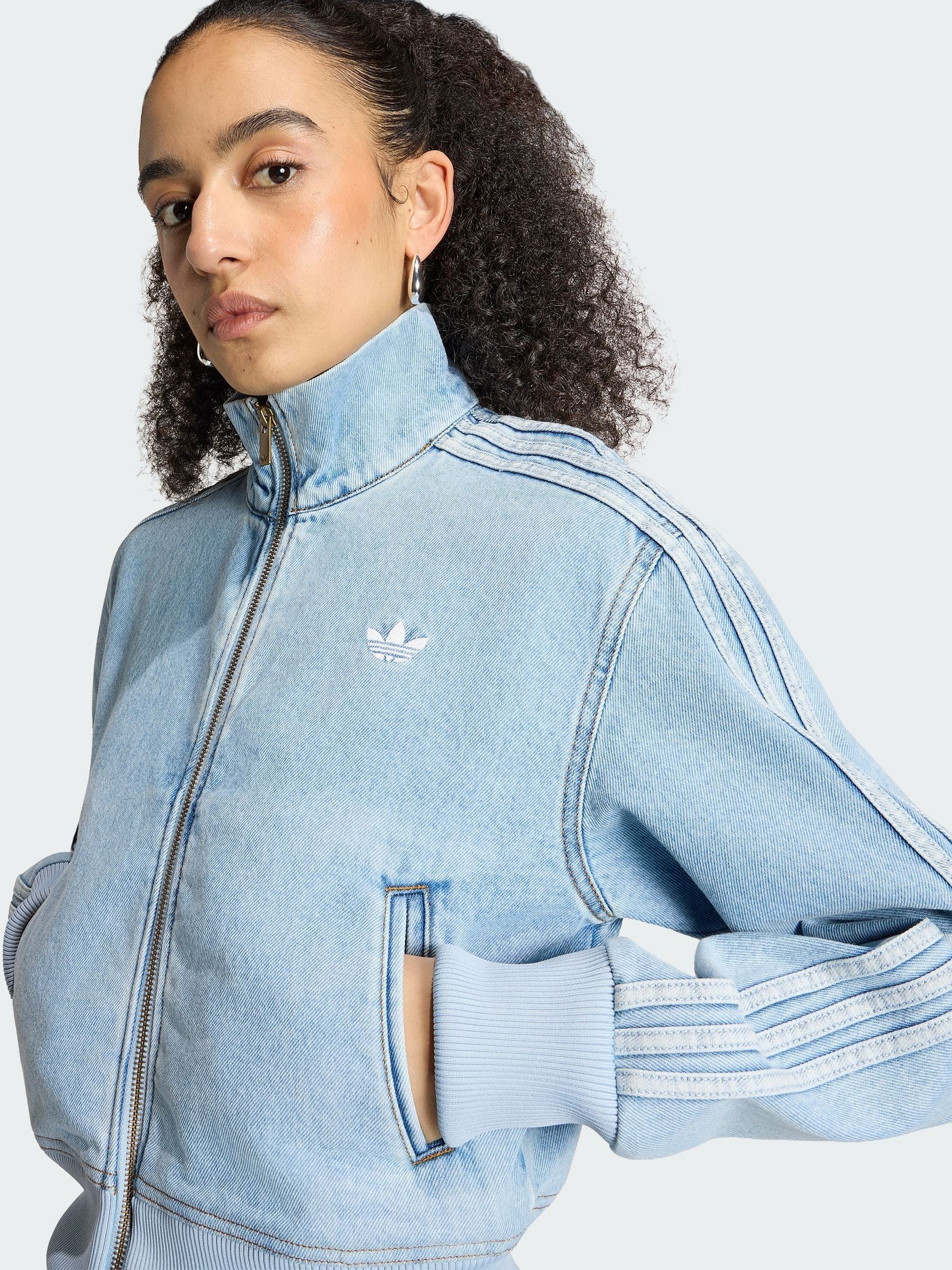Buy adidas Originals Blue Firebird Denim Track Top from Next USA