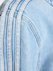adidas Originals Blue Firebird Denim Track Top - Image 4 of 5