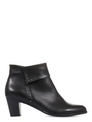 Regarde Le Ciel Womens Black Sonia-23 Studded Leather Ankle Boots - Image 1 of 5